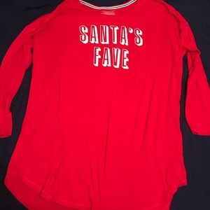 Victoria’s Secret holiday sleep shirt.  Size XL.